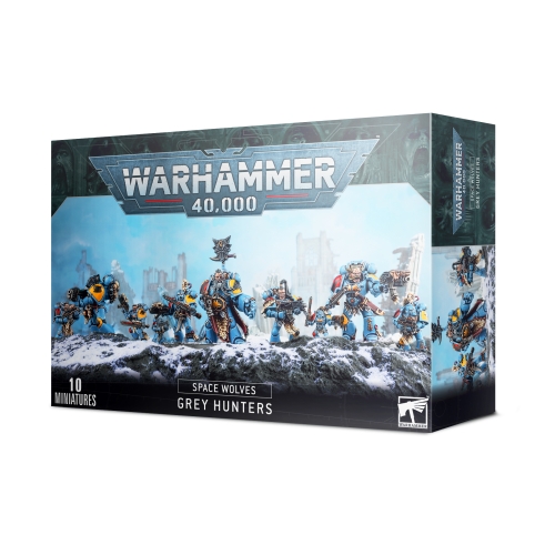 Cheap Miniatures Space Wolves Grey Hunters from Games Workshop